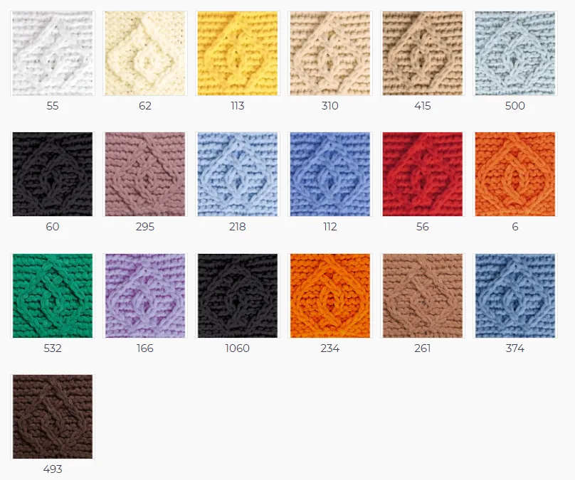 Puffy yarn цветове 2